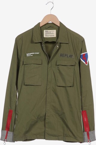 REPLAY Jacket & Coat in L in Green: front