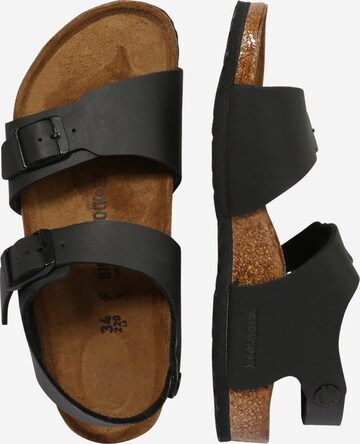 melns BIRKENSTOCK Vaļējas kurpes 'New York'