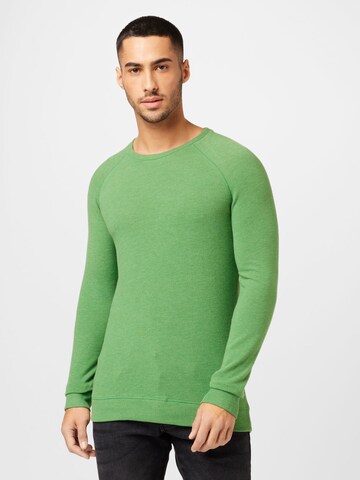 Pullover di DENHAM in verde: frontale