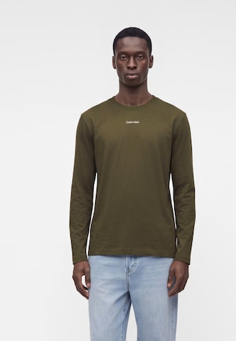 Calvin Klein Jeans Shirt 'EASY' in Grün: Vorderseite