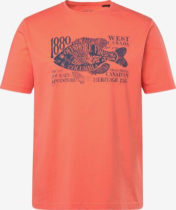 JP1880 Shirt in Oranje: voorkant