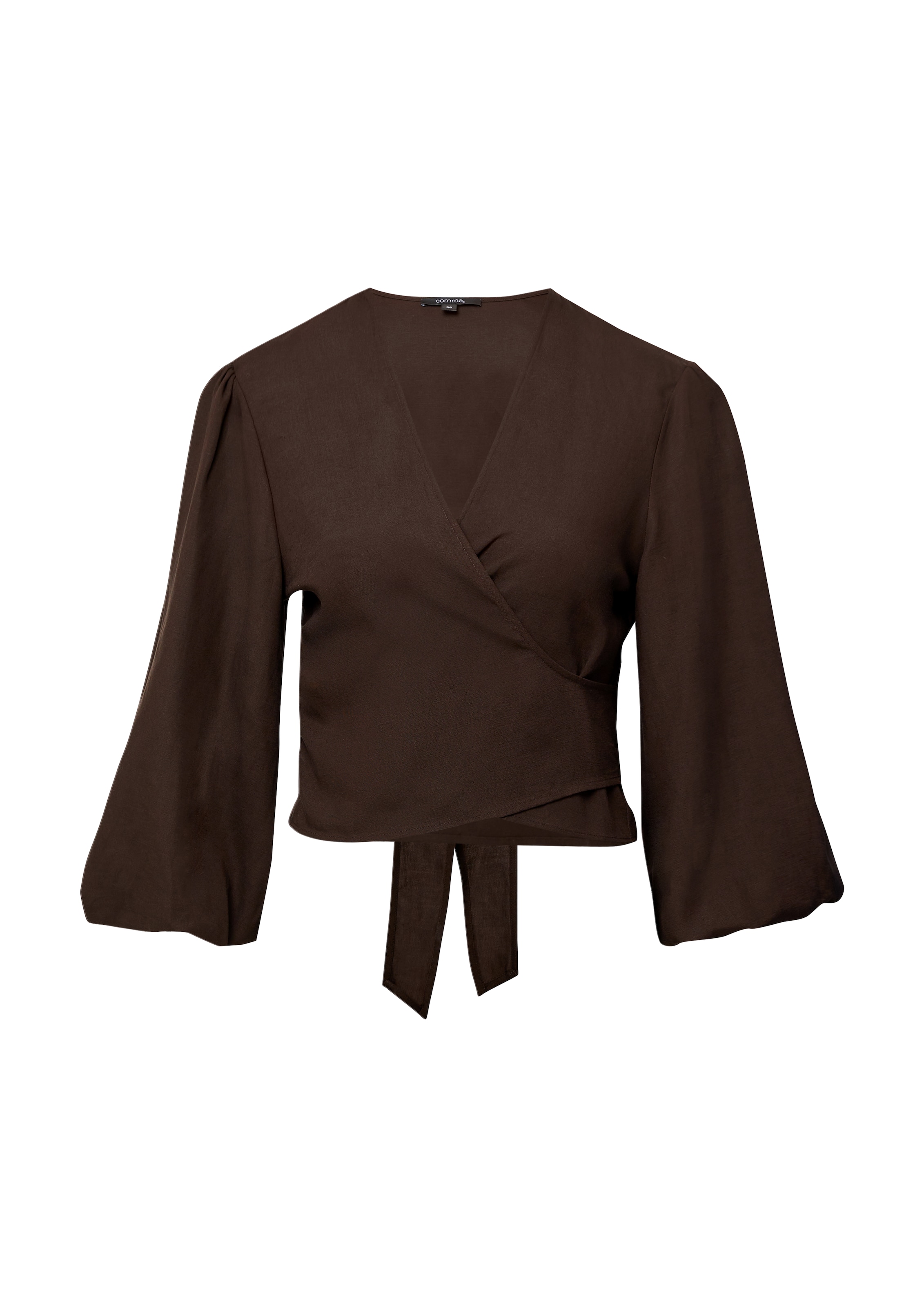 COMMA Bluse in Braun: Vorderseite