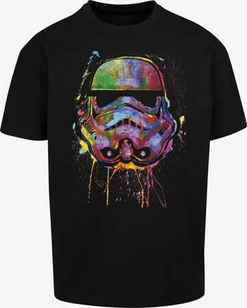 T-Shirt 'Star Wars Stormtrooper' F4NT4STIC en noir : devant