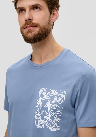 s.Oliver BLACK LABEL T-Shirt in Blau