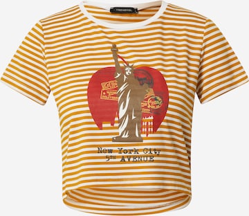 Trendyol Shirt in Yellow: front