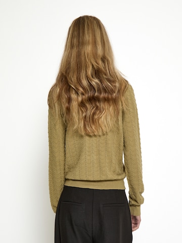 Cardigan 'Rosy' Peppercorn en vert