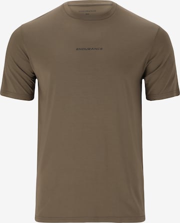 ENDURANCE Functioneel shirt 'Winicol' in Bruin: voorkant