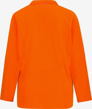 Ulla Popken Fleece Jacket in Orange