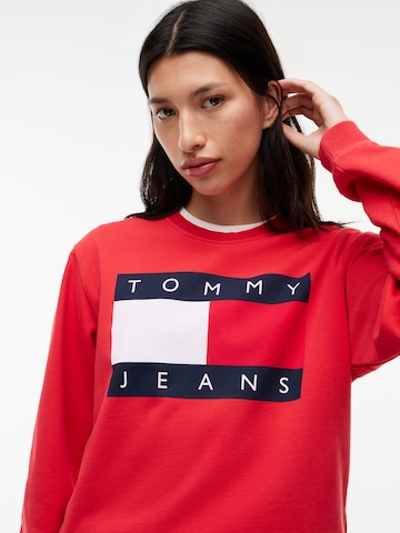 Tommy Jeans Collegepaita värissä punainen