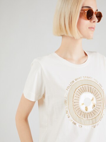T-shirt 'MMNori' MOS MOSH en beige