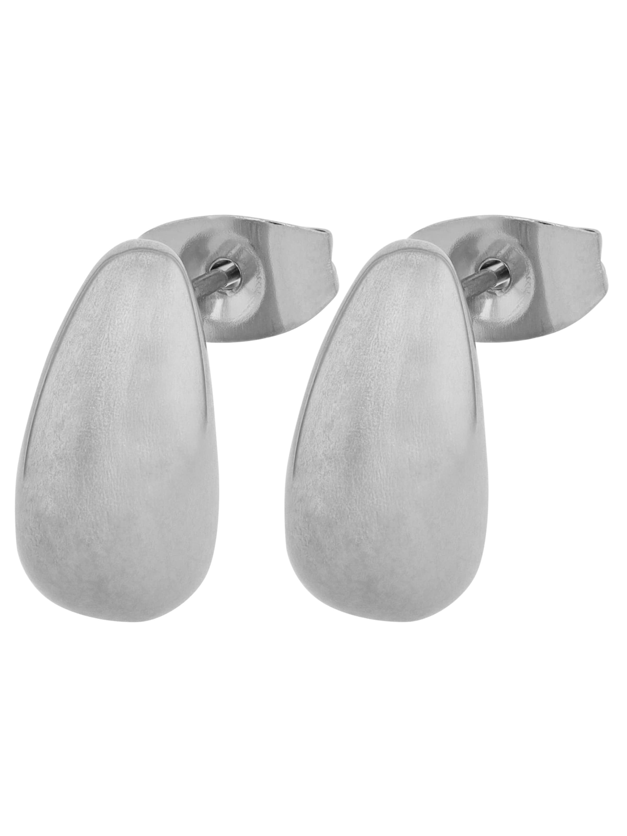 Akzent Earrings 'wasserfest' in Silver