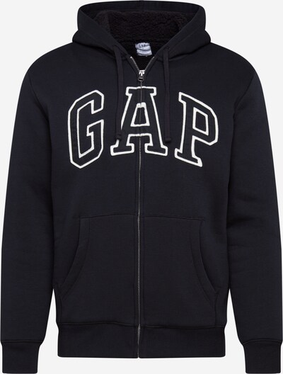 GAP Sweatjacke in schwarz / weiß, Produktansicht