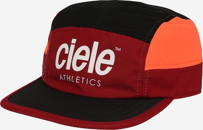 CIELE ATHLETICS Cap 'Red Rocks' in orange / bordeaux / schwarz / weiß, Produktansicht