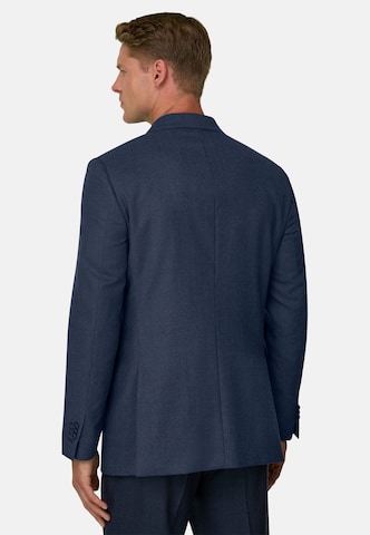 Boggi Milano Regular fit Business-colbert in Blauw: terug
