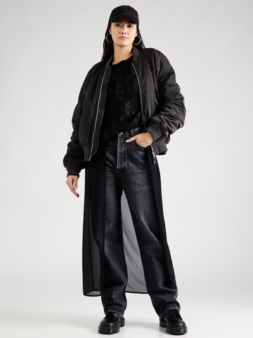 AGOLDE Regular Jeans 'Fran' in Zwart