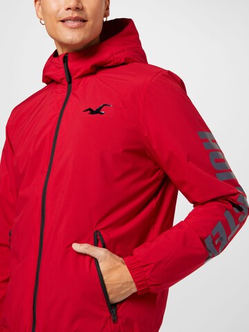 Veste mi-saison HOLLISTER en rouge