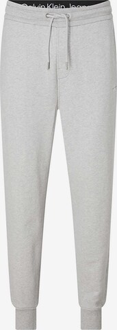 Effilé Pantalon Calvin Klein Jeans en gris : devant