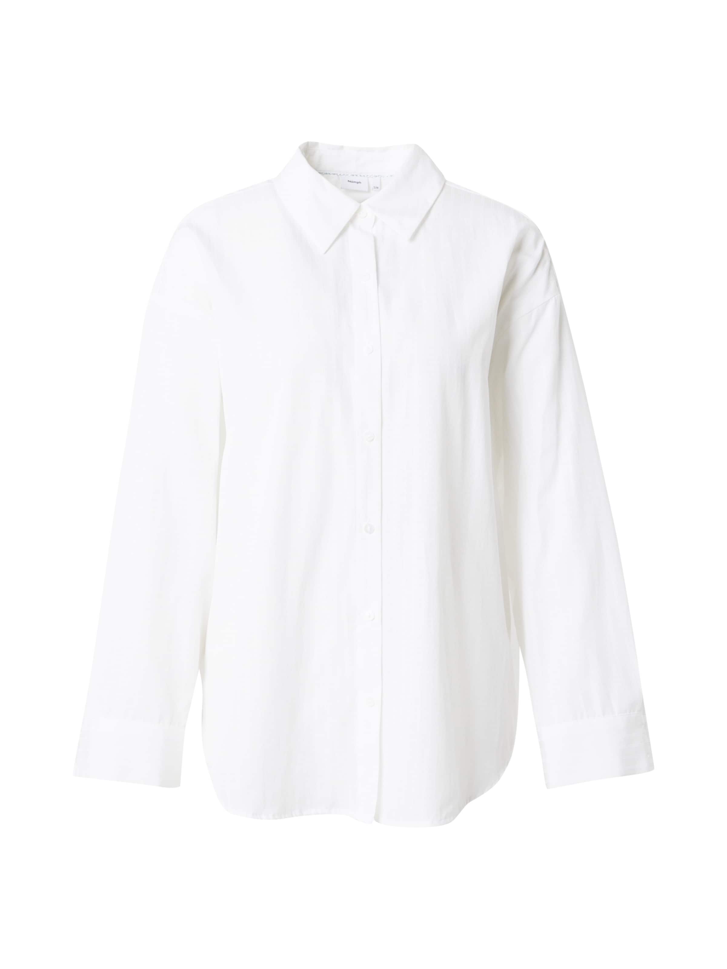 NÜMPH Bluse i hvid: forside