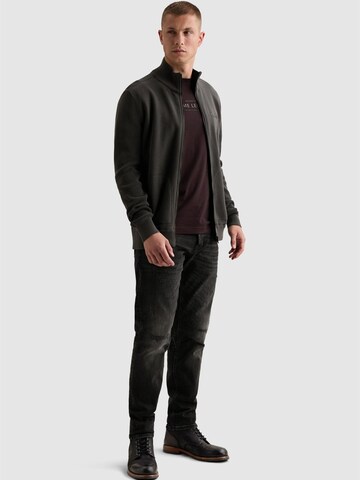 PME Legend Overgangsjakke 'Sweat jacket with zipper closure and high collar' i grå