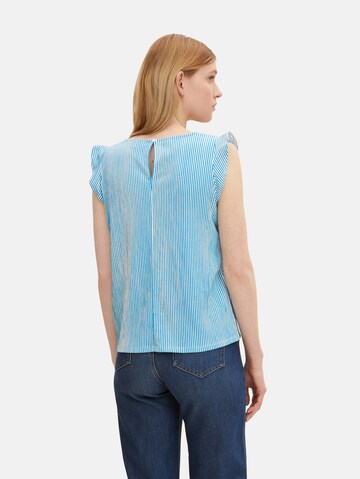 TOM TAILOR Bluse in Blau