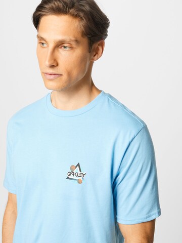 OAKLEY Funksjonsskjorte 'Space Polygon' i blå