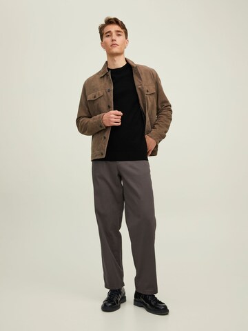 JACK & JONES Sweter w kolorze czarny
