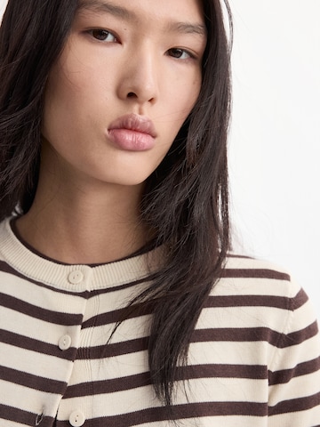 MANGO Knit cardigan 'DALTON' in Beige