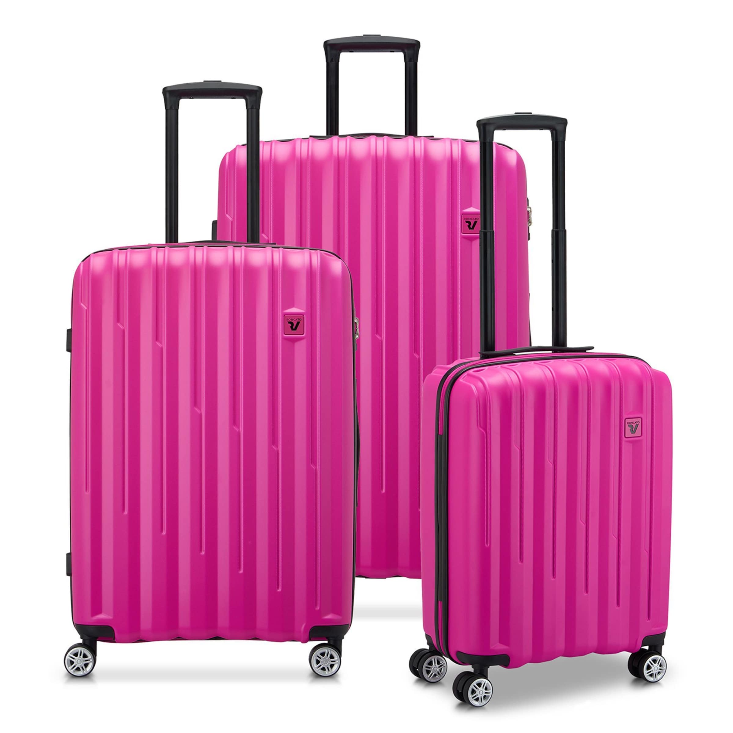 Roncato Suitcase Set 'Element' in Pink: front