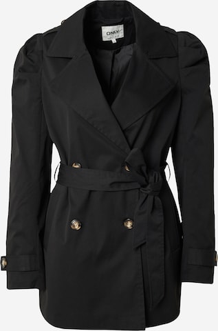 ONLY Ανοιξιάτικο και φθινοπωρινό παλτό 'ORCHID' σε μαύρο: μπροστά