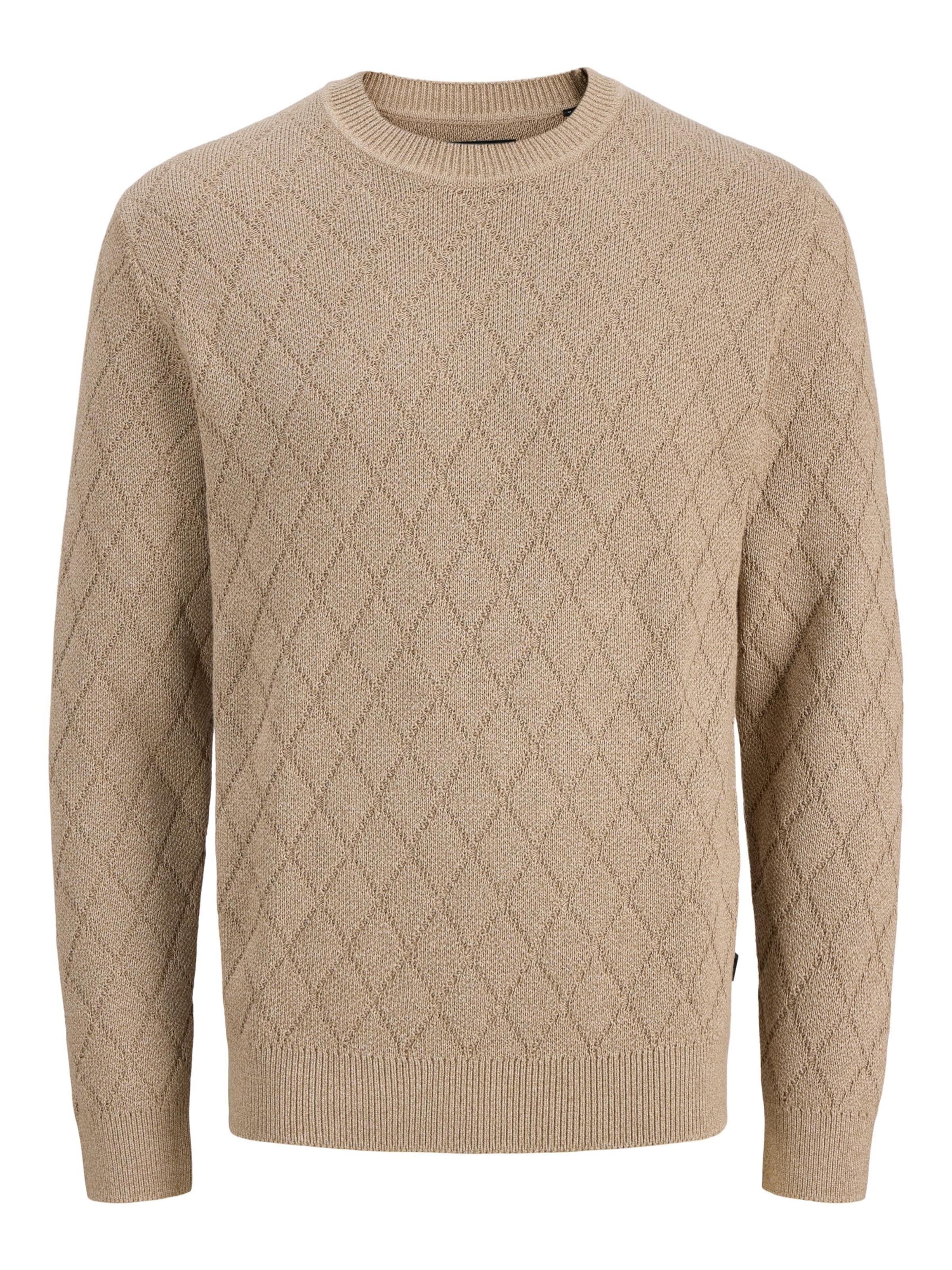 Pullover in L JACK & JONES di colore beige, Visualizzazione prodotti
