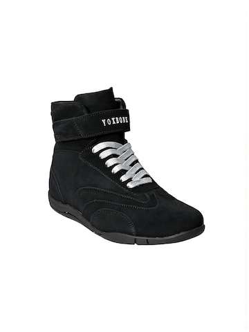 Yoxeone - Zapatillas deportivas altas 'Pat Moss Boots' en negro: frente