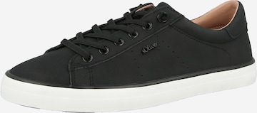 s.OliverNiske tenisice - crna boja: prednji dio