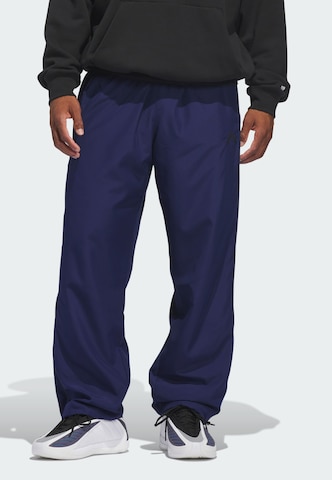 Loosefit Pantalon de sport 'Anthony Edwards' ADIDAS PERFORMANCE en bleu : devant