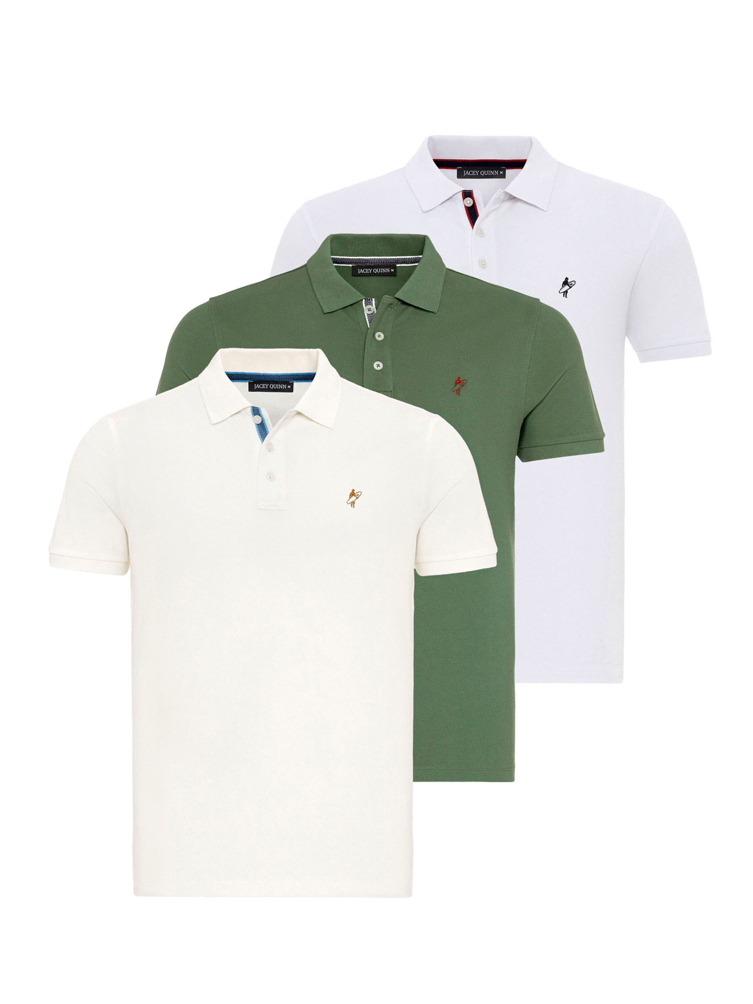 Jacey Quinn - Camisa em verde: frente