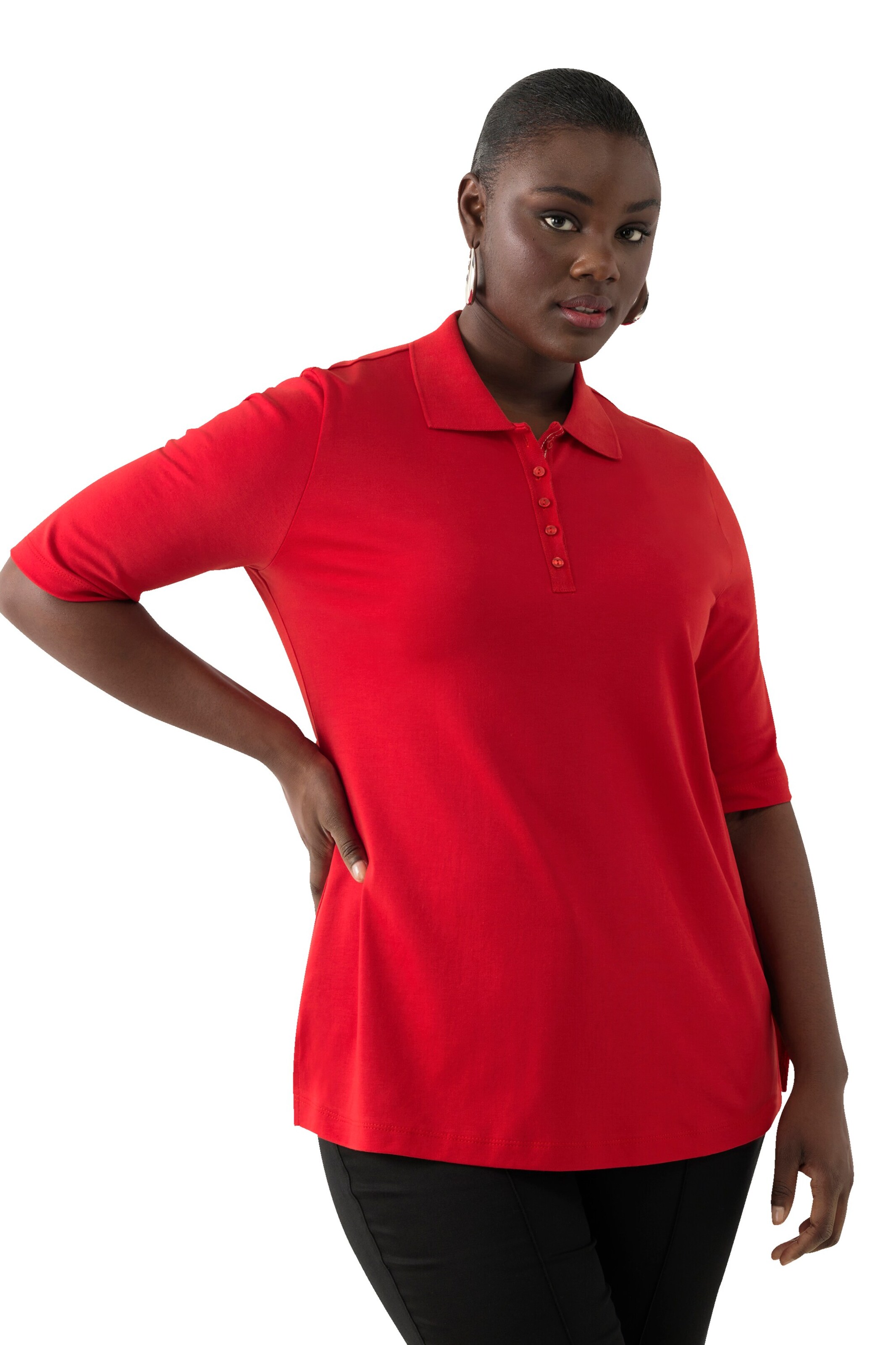 Ulla Popken Shirt in Red: front