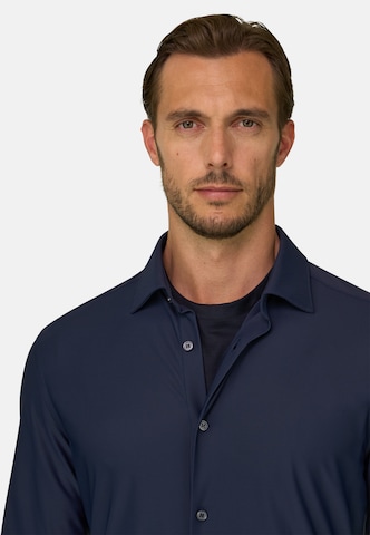 Boggi Milano Slim fit Button Up Shirt in Blue