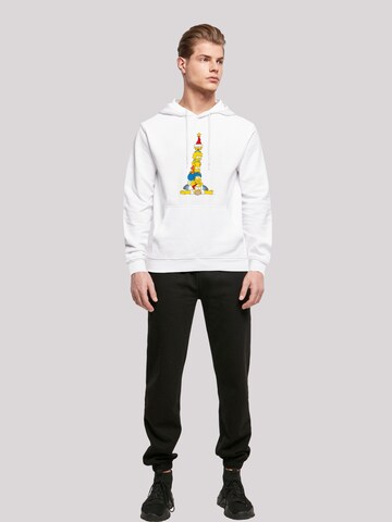 F4NT4STIC Sweatshirt 'The Simpsons Family Christmas Tree' in White