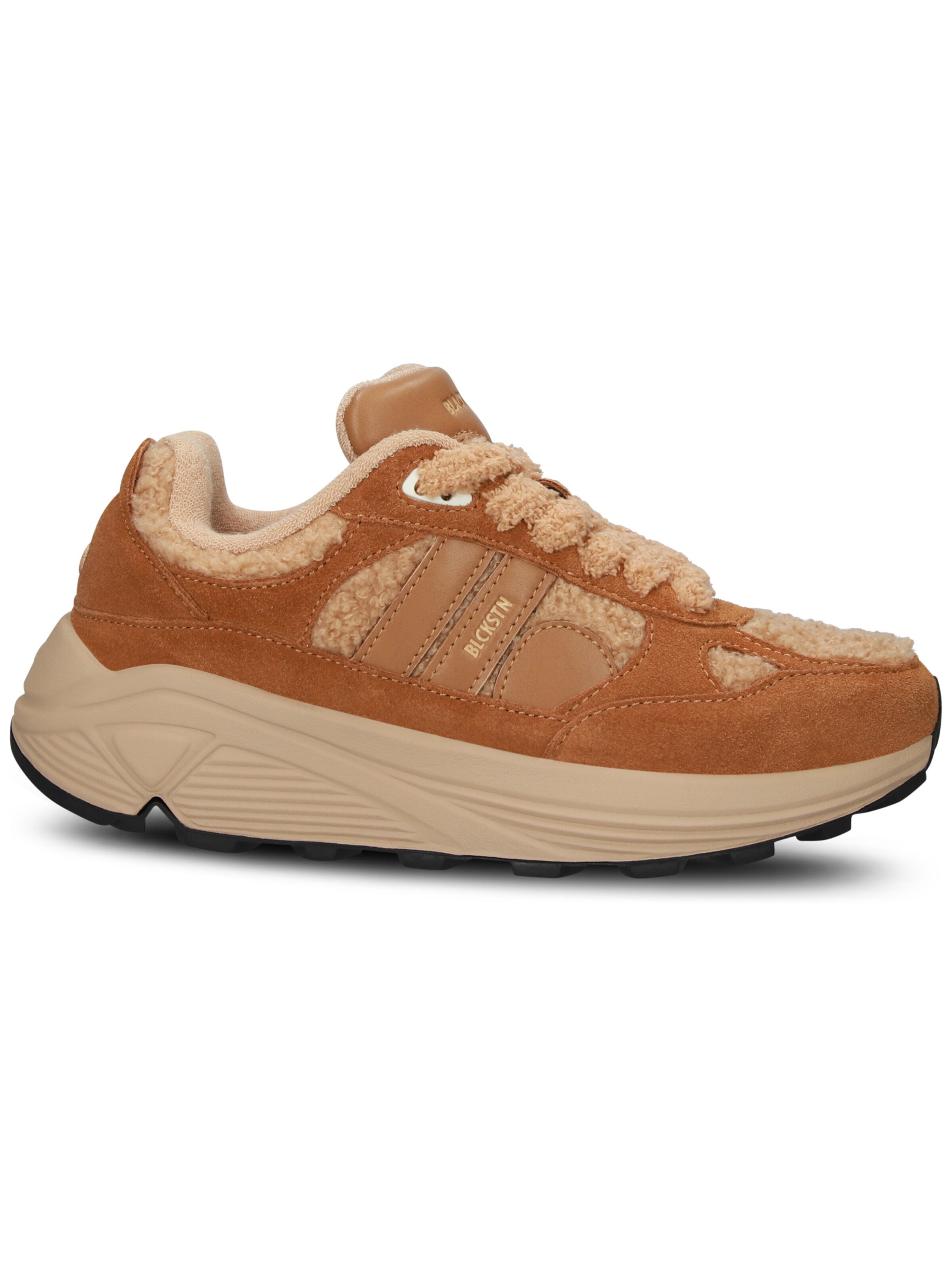 BLACKSTONE Sneakers laag 'V-RILEY' in Bruin: voorkant