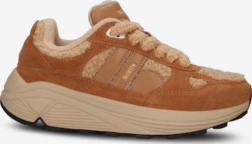 BLACKSTONE Låg sneaker 'V-RILEY' i brun: framsida