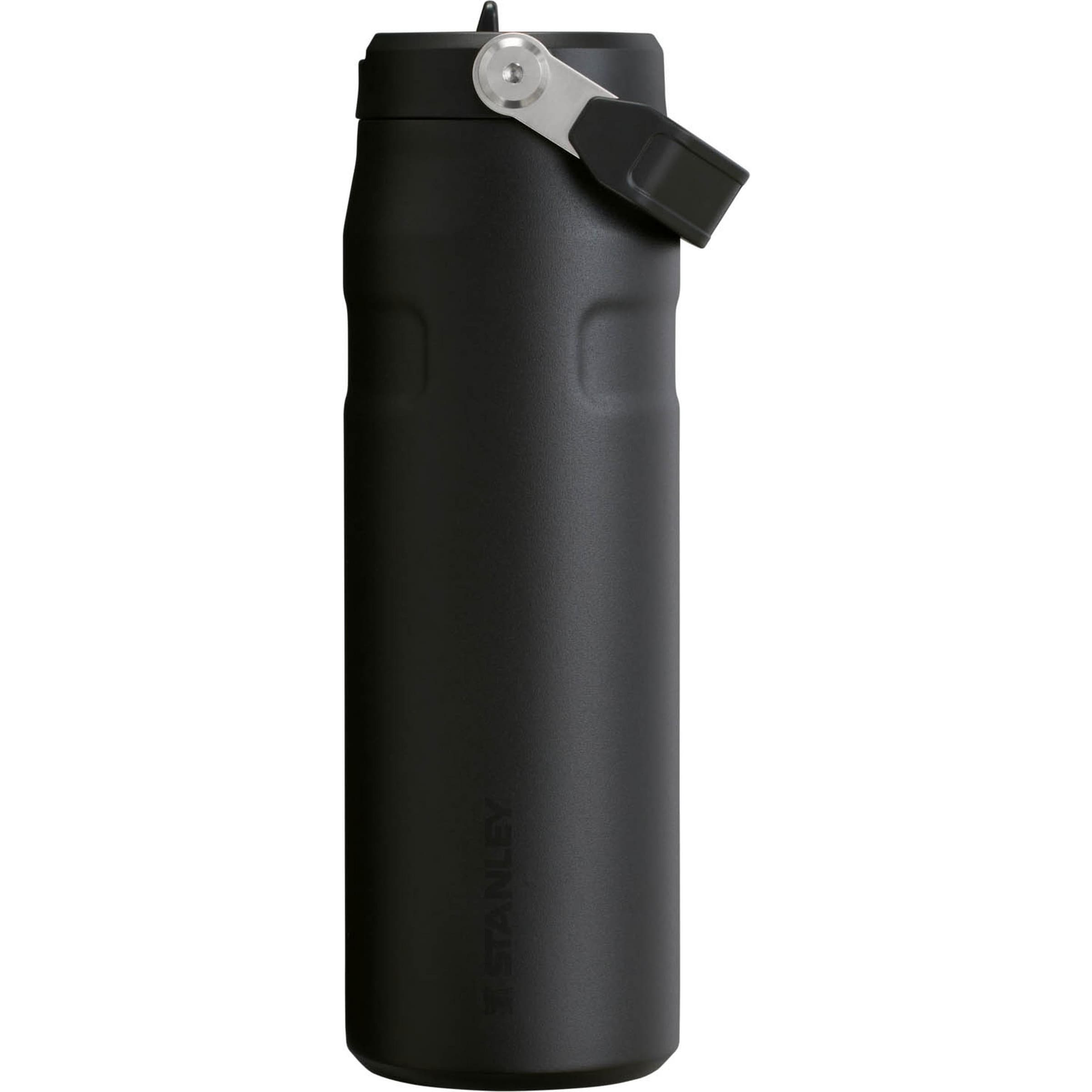 STANLEY Thermos 'The IceFlow Flip Straw 2.0' in Black: front