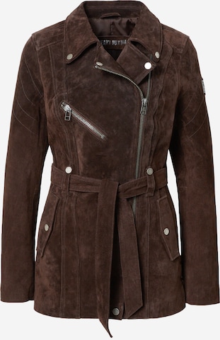 FREAKY NATION Between-season jacket 'Modern Times' in Brown: front