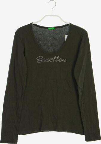UNITED COLORS OF BENETTON Longsleeve-Shirt M in Braun: predná strana