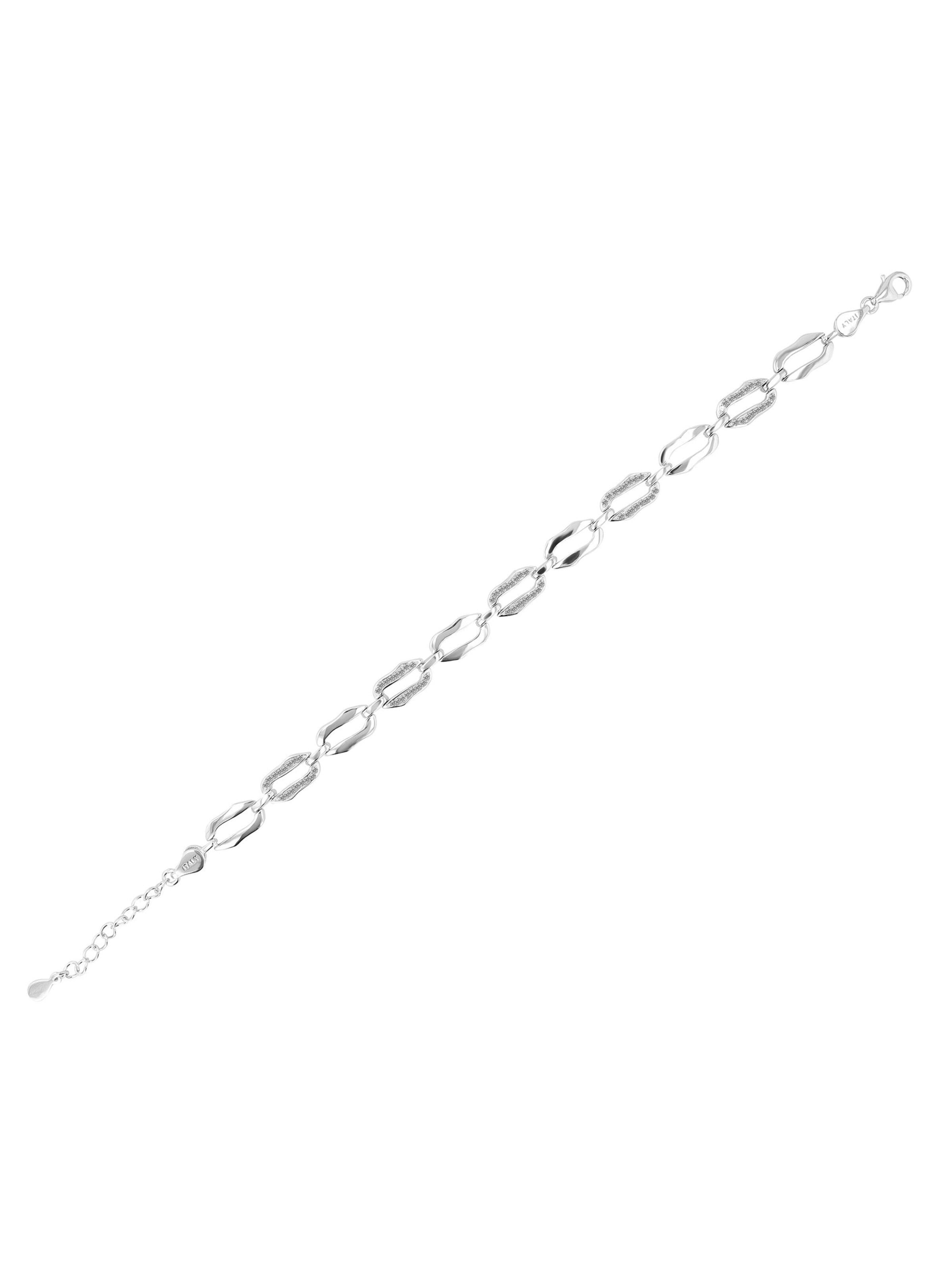 Akzent Bracelet 'Benilde' in Silver