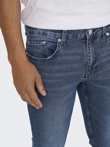 Only & Sons Regular Jeans in Blauw