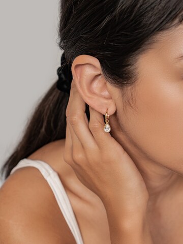 Hey Happiness Ohrringe 'April Birthstone' in Gold