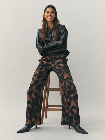 Next Широкий Штаны в Коричневый