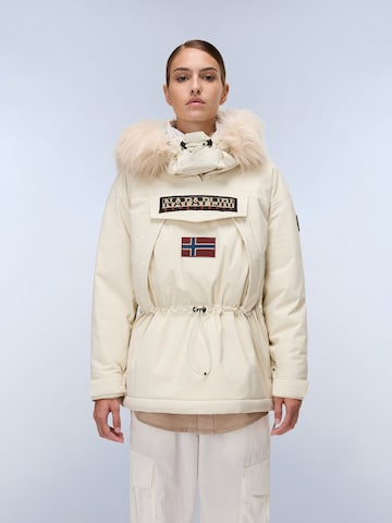 NAPAPIJRI - Casaco de inverno 'Skidoo 2.0' em bege: frente