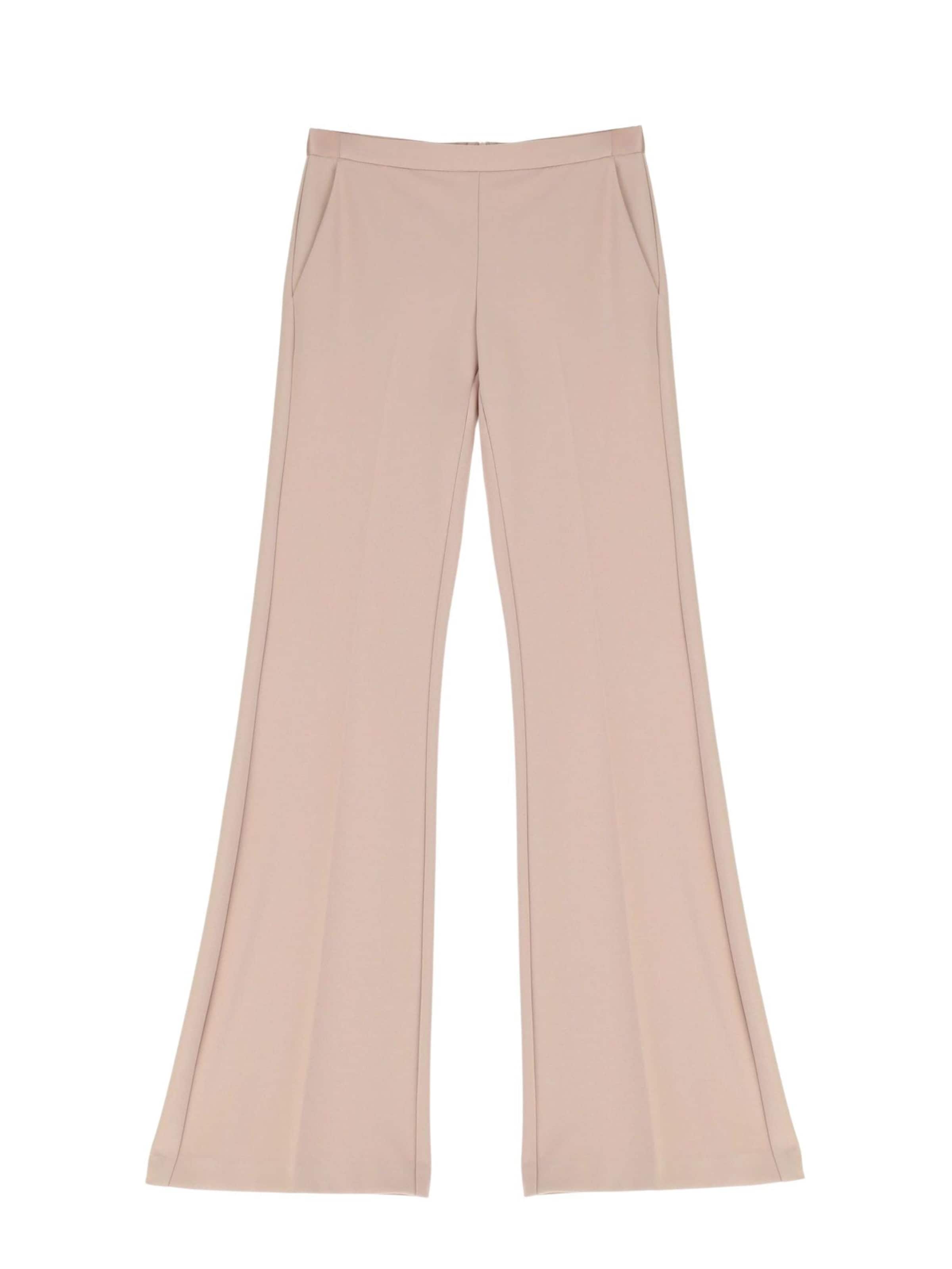 IMPERIAL Flared Trousers 'IMPERIAL PANTALONE A ZAMPA' in Pink: front