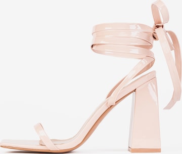 Celena Strap Sandals 'Charney' in Pink: front