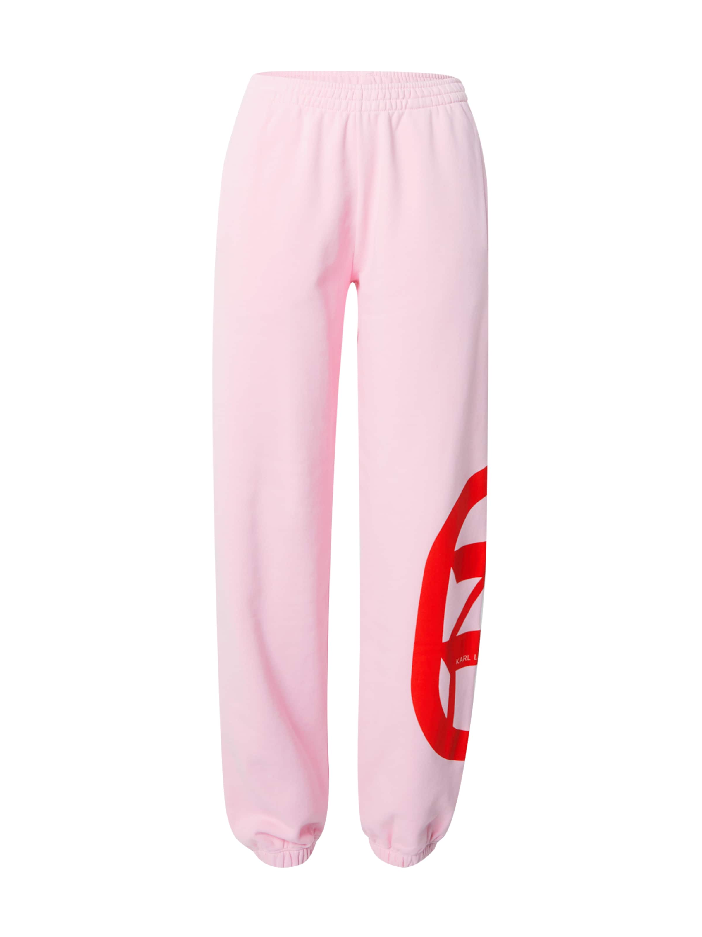 Karl Lagerfeld Tapered Παντελόνι σε λιλά: μπροστά